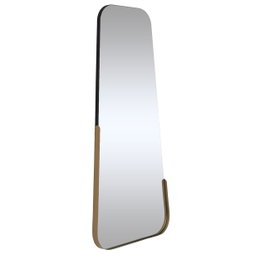 Hanah Home Espejo Smooth Dorado